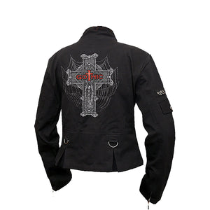 GOTH  - Orient Goth Women Jacket Black