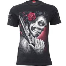 Load image into Gallery viewer, DEATH PISTOL - Twin Zipper Sleeve Fashion Tee