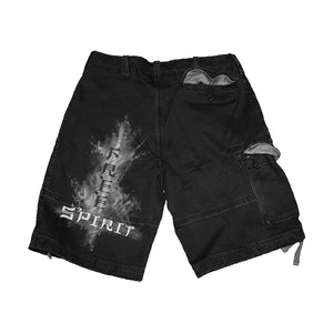 FREE SPIRIT  - Vintage Cargo Shorts Black