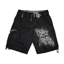 Load image into Gallery viewer, REAPER  - Vintage Cargo Shorts Black