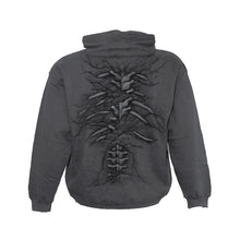 Load image into Gallery viewer, SKULL FOSSILS  - Hooded Sweatshirt Jumbo Print Charcoal