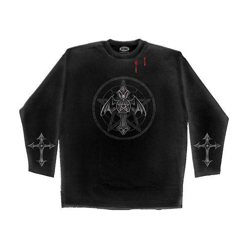 BITTEN  - Longsleeve T-Shirt Black