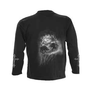 NIGHT OF THE WOLVES  - Longsleeve T-Shirt Black