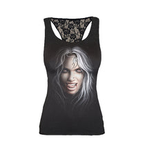 Load image into Gallery viewer, REVAMPED  - Racerback Lace Top Black