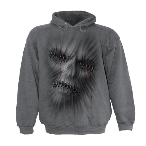 STITCHED UP - Hoody Charcoal