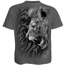 Load image into Gallery viewer, TRIBAL LION - T-Shirt Charcoal