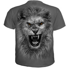 Load image into Gallery viewer, TRIBAL LION - T-Shirt Charcoal
