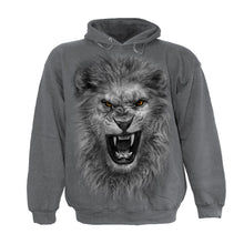 Load image into Gallery viewer, TRIBAL LION - Hoody Charcoal