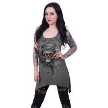 Load image into Gallery viewer, ROOTS OF HELL - Goth Bottom Camisole Dress Grey