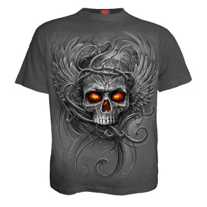 ROOTS OF HELL - Kids T-Shirt Charcoal