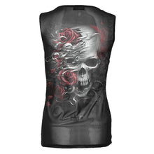 Load image into Gallery viewer, SKULLS N ROSES - Tattoo Back Mesh Sublimated  Vest