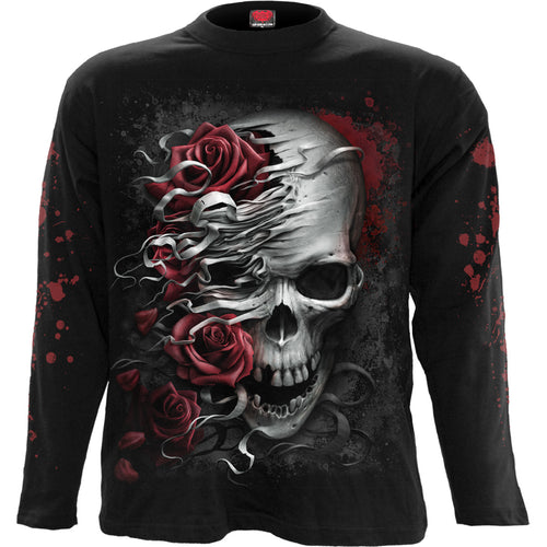 SKULLS N' ROSES - Longsleeve T-Shirt Black