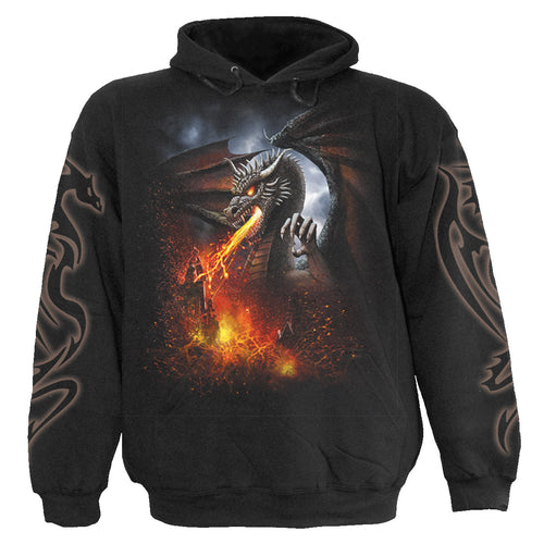 DRAGON LAVA - Hoody Black