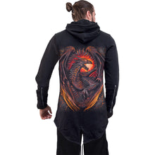 Load image into Gallery viewer, DRAGON FURNACE - Mens Fish Tail Zipper Hoody - Zip Sleeves