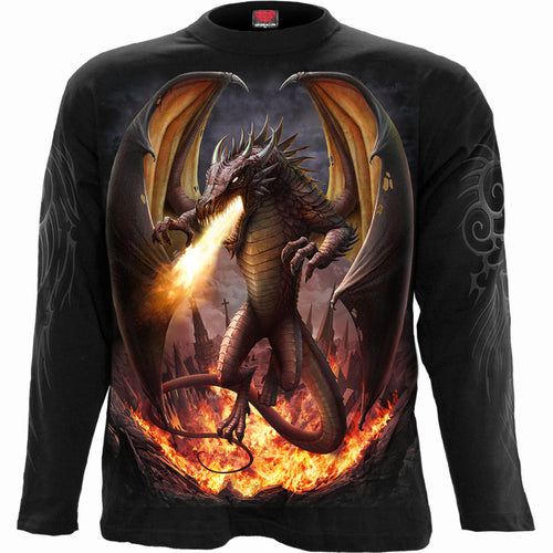 DRACO UNLEASHED - Longsleeve T-Shirt Black