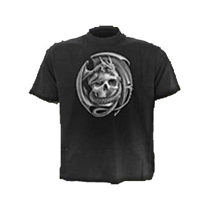 DRAGONSKULL (BK LOGO)  - T-Shirt Black SP