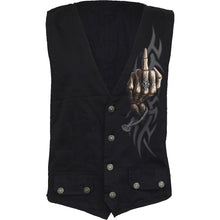 Load image into Gallery viewer, BONE FINGER - Gothic Waistcoat Four Button with Lining