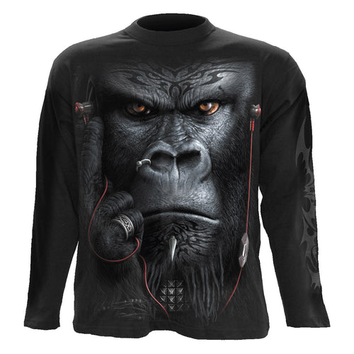 DEVOLUTION - Longsleeve T-Shirt Black