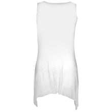Load image into Gallery viewer, GOTHIC ELEGANCE - Goth Bottom Vest Dress White