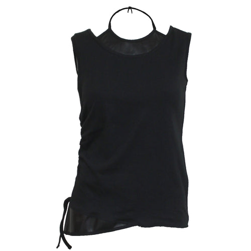 GOTHIC ROCK - 2in1 PU Leather Vest