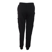 Load image into Gallery viewer, GOTHIC ROCK - Ladies Joggers Slashed with Pu Leather Inserts
