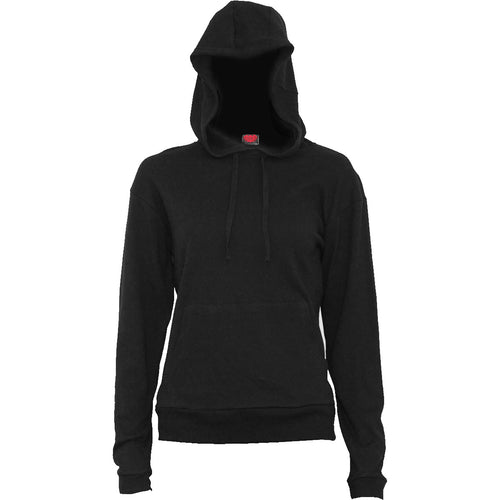 METAL STREETWEAR - Street Ribbed Large Hood Hoodie  Black