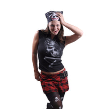 Load image into Gallery viewer, FASHION PIRATE- STUDS  - All Over Sleeveless InsideOut Black