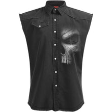 Load image into Gallery viewer, SHADOW MASTER - Sleeveless Stone Washed Worker Black