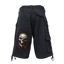 Load image into Gallery viewer, GAME OVER SHORTS - Vintage Cargo Shorts Black