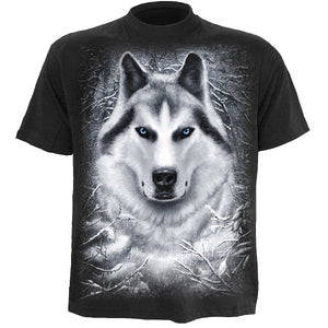 WHITE WOLF - Kids T-Shirt Black