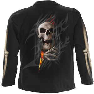 DEATH RE-RIPPED - Longsleeve T-Shirt Black