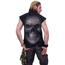 Load image into Gallery viewer, DEATH RAGE - Sleeveless Stone Washed Worker Black