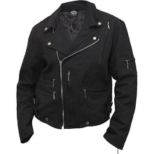 Load image into Gallery viewer, ROCK ETERNAL - Lined Biker Jacket Black