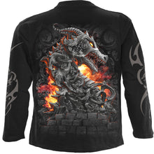 Load image into Gallery viewer, KEEPER OF THE FORTRESS - Longsleeve T-Shirt Black