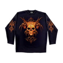 Load image into Gallery viewer, HORNED DEMON  - Longsleeve T-Shirt Black