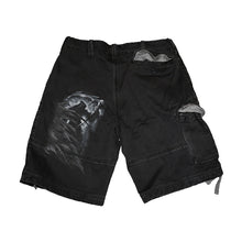 Load image into Gallery viewer, SHADOW OF DEATH  - Vintage Cargo Shorts Black