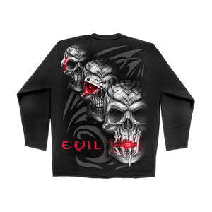 EVIL SENSES  - Longsleeve T-Shirt Black