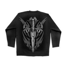 Load image into Gallery viewer, SERPENT BLADE  - Longsleeve T-Shirt Black