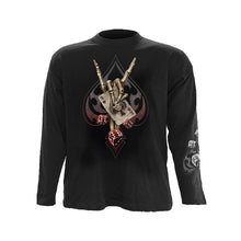 Load image into Gallery viewer, DEVILS HAND  - Longsleeve T-Shirt Black