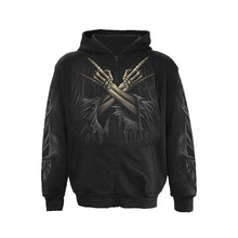 Load image into Gallery viewer, DEAD COOL  - Full Zip Hoody Black