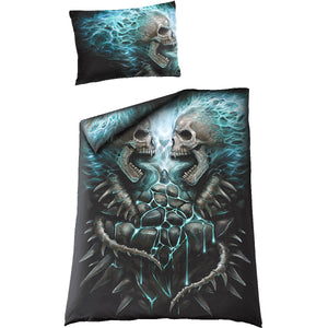 FLAMING SPINE - Single Duvet Cover + UK And EU Pillow case