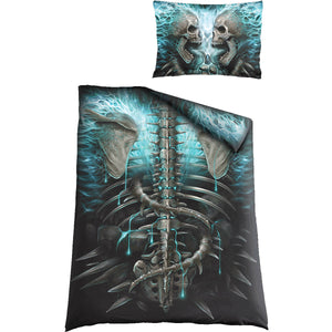 FLAMING SPINE - Single Duvet Cover + UK And EU Pillow case