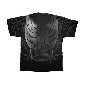 SKULL WRAP  - Allover T-Shirt Black